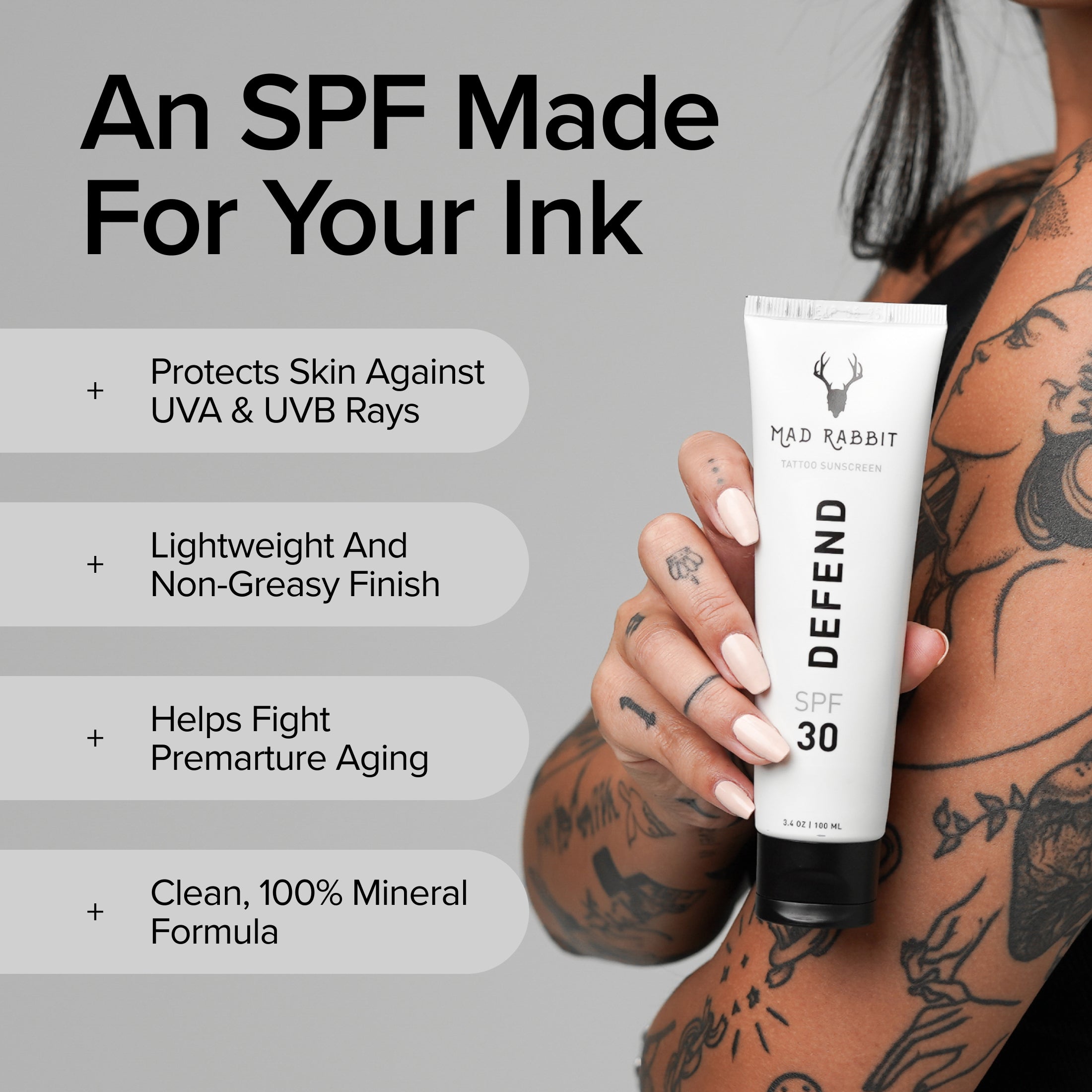 SPF 30 Tattoo Sunscreen